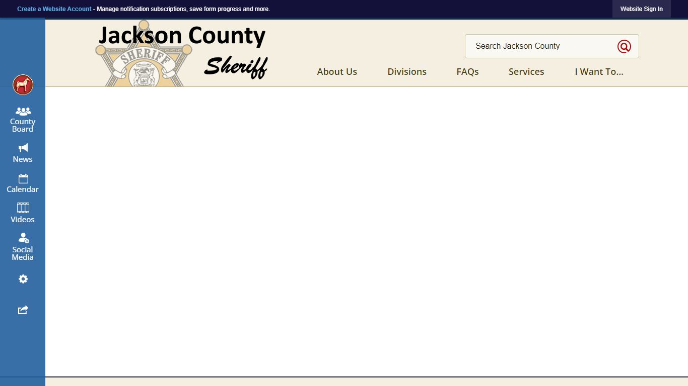 Sheriff | Jackson County, MI